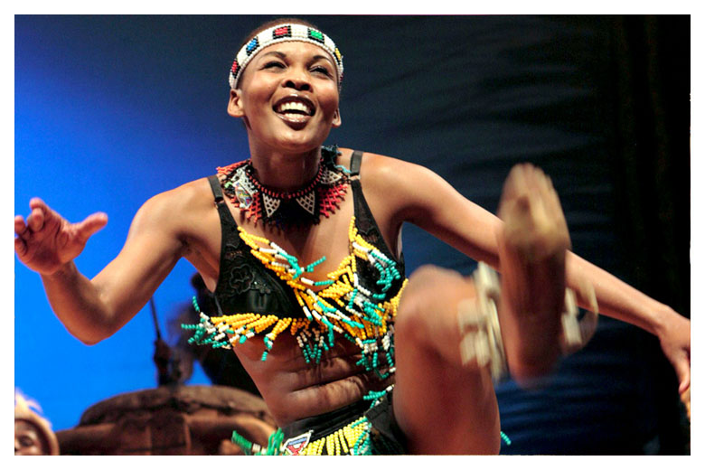 Africa Umoja Female Beaded Dancer